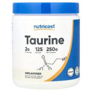 Nutricost - Taurina Sem Sabor 250 g