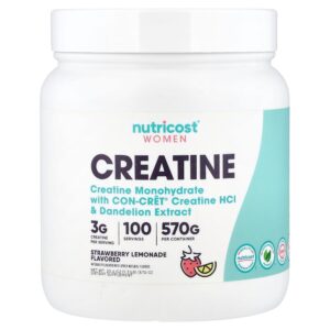 25-7.jpg Nutricost - Mulheres Creatina Limonada com Morango 570 g