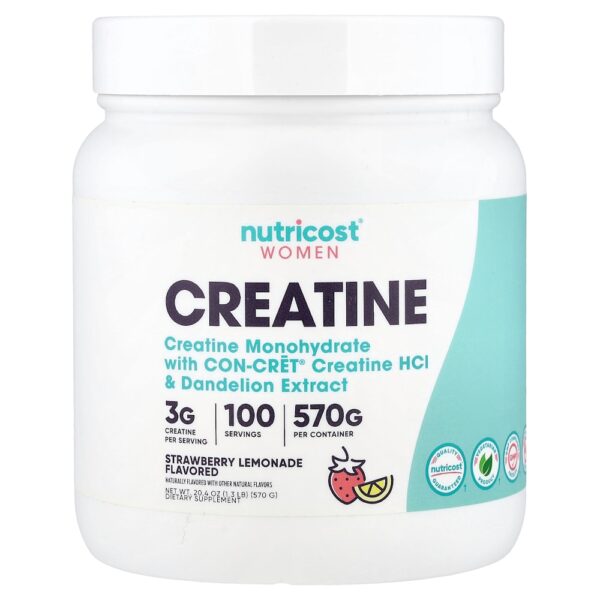 Nutricost - Mulheres Creatina Limonada com Morango 570 g