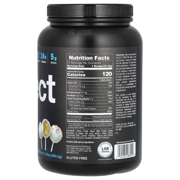 PEScience - Select Protein Amazing Cake Pop 850,5 g