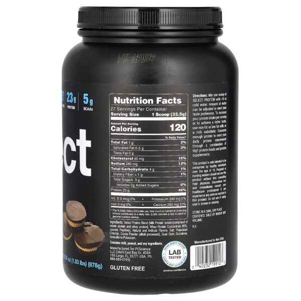 PEScience - Select Protein Manteiga de Amendoim com Chocolate 878 g