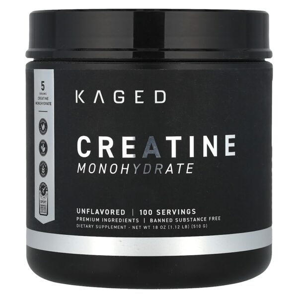 Kaged - Creatina Mono-Hidratada Sem Sabor 510 g