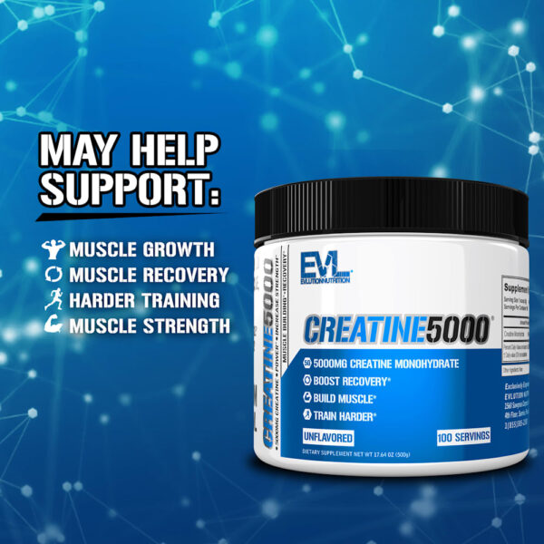 26-9.jpg EVLution Nutrition - Creatine5000 Sem Sabor 500 g