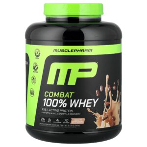 MusclePharm - Combat 100% Whey Cappuccino Suave 2,24 kg