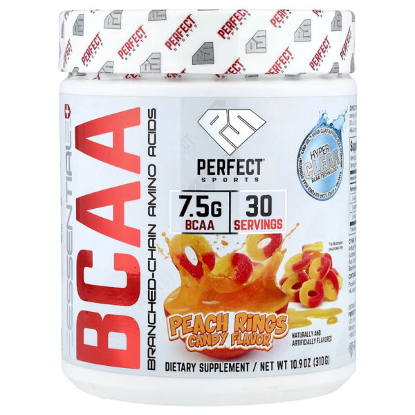 PERFECT Sports - BCAA Hyper Clear Doce de Anéis de Pêssego 310 g