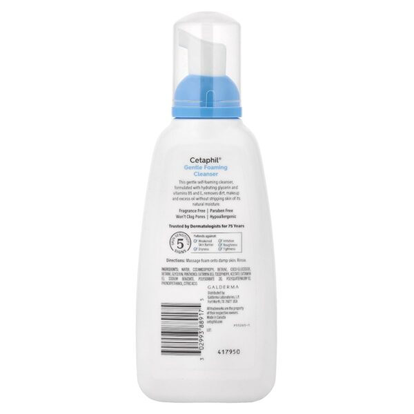 Cetaphil - Espuma de Limpeza Suave Pele Normal a Seca 235 ml