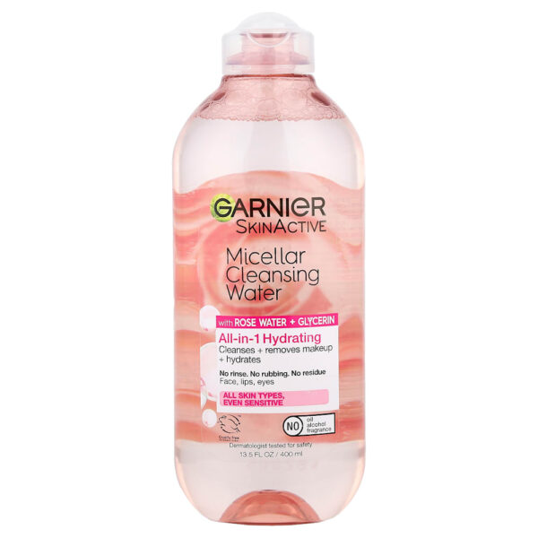 28-24.jpg Garnier - SkinActive Água Micelar de Limpeza com Água de Rosas + Glicerina 400 ml