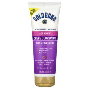 Gold Bond - Age Renew Crepe Corrector Loção Corporal e Facial Para Pele Normal a Seca 226 g