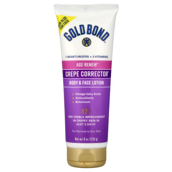 Gold Bond - Age Renew Crepe Corrector Loção Corporal e Facial Para Pele Normal a Seca 226 g