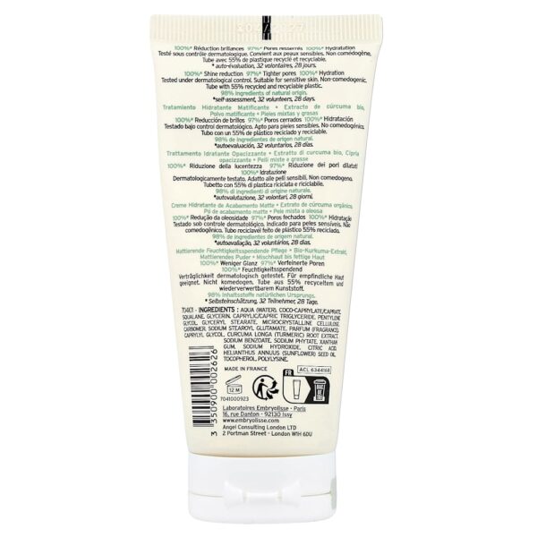 Embryolisse - Hidratante Matificante Pele Mista a Oleosa 50 ml