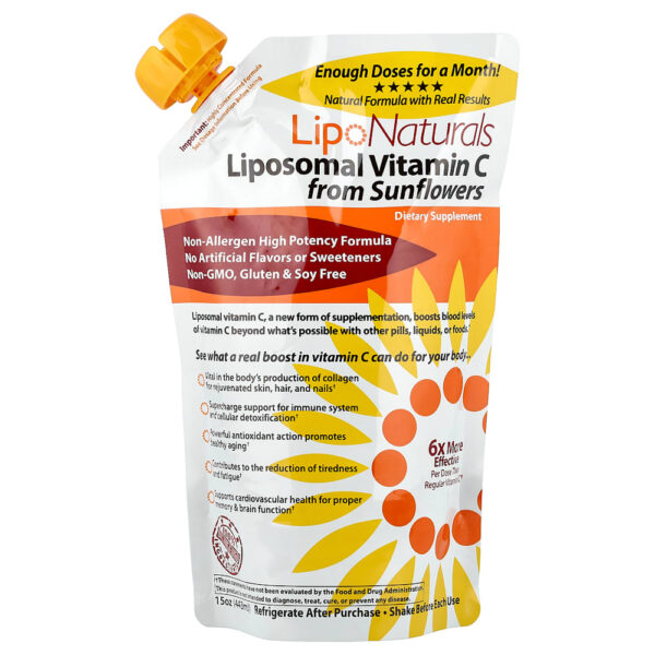 Lipo Naturals - Complexo Antioxidante Lipossômico de Glutationa com Setria 443 ml
