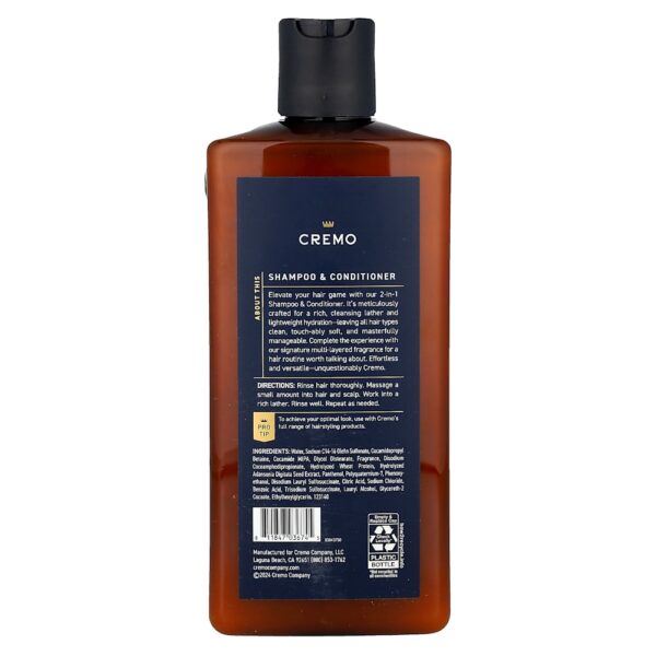 Cremo - Shampoo e Condicionador 2 em 1 Palo Santo 475 ml