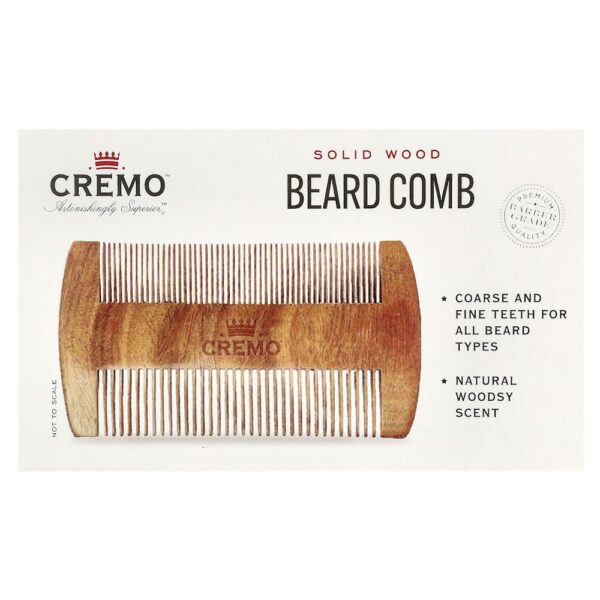 28-71.jpg Cremo - Pente para Barba em Madeira Macia 1 Pente