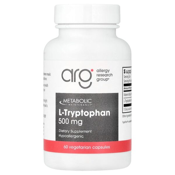 Metabolic Maintenance - L-Triptofano 60 Cápsulas Vegetarianas