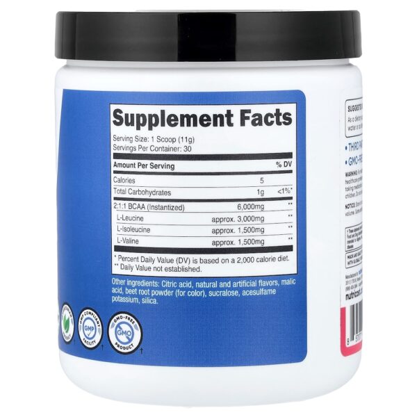 Nutricost - Performance BCAA Limonada com Framboesa 324 g