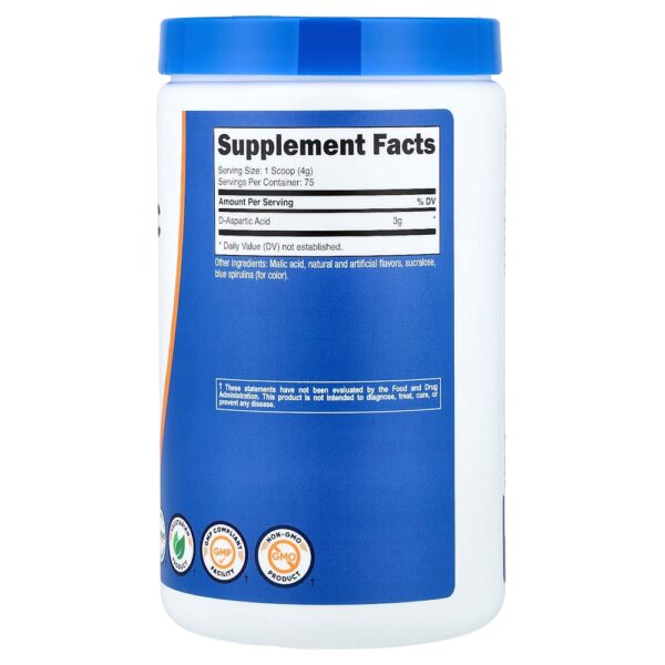 29-128.jpg Nutricost - Ácido D-Aspártico Framboesa Azul 300 g