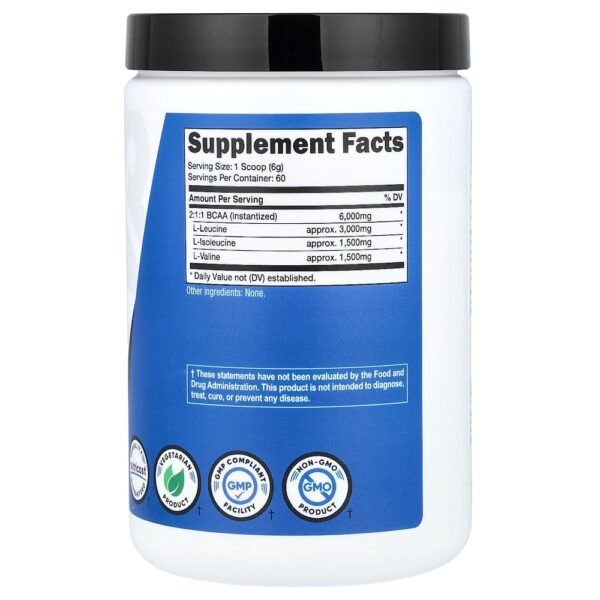 Nutricost - BCAA 6000 mg Sem Sabor 360 g