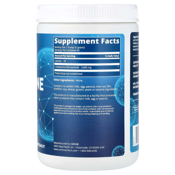 MRM Nutrition - L-Glutamina 325 g