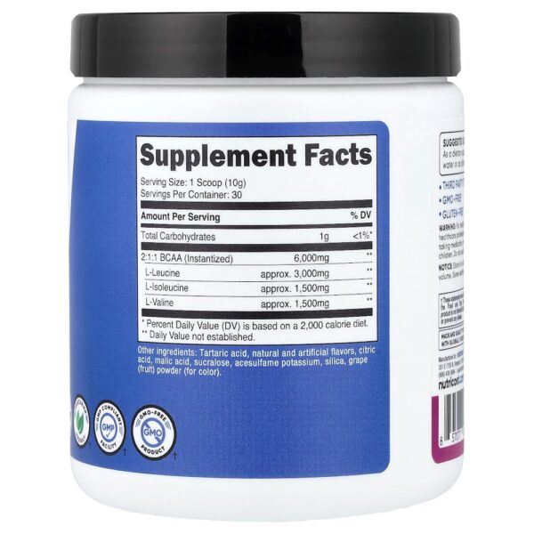 Nutricost - Performance BCAA Uva 294 g