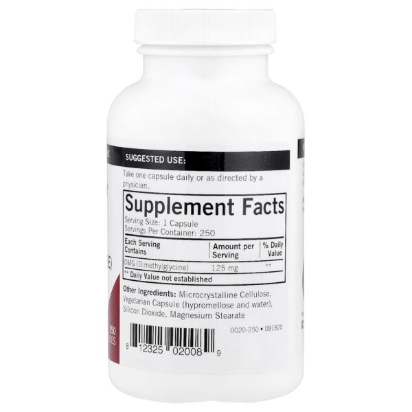 Kirkman Labs - DMG 125 mg 250 Cápsulas