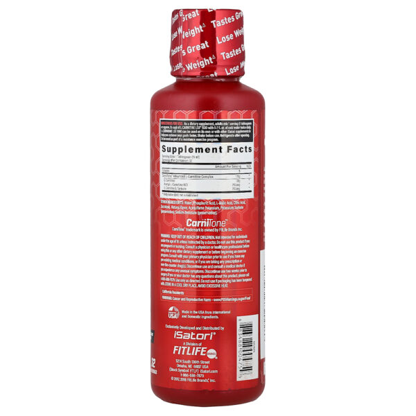 29-163.jpg Isatori - L-Carnitina LS3 1500 Limonada Rosa 480 ml