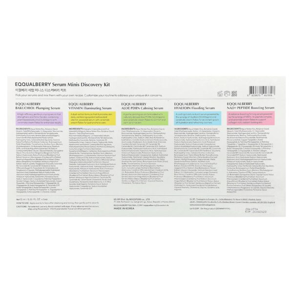 EQQUALBERRY - Serum Minis Kit Discovery Kit com 5 Produtos