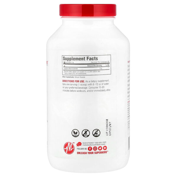 29-40.jpg Metabolic Nutrition - Creatina Sem Sabor 300 g