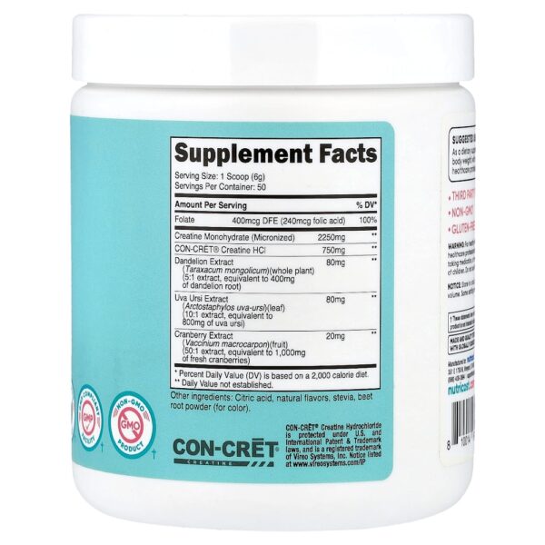 Nutricost - Mulheres Creatina Limonada de Morango 285 g