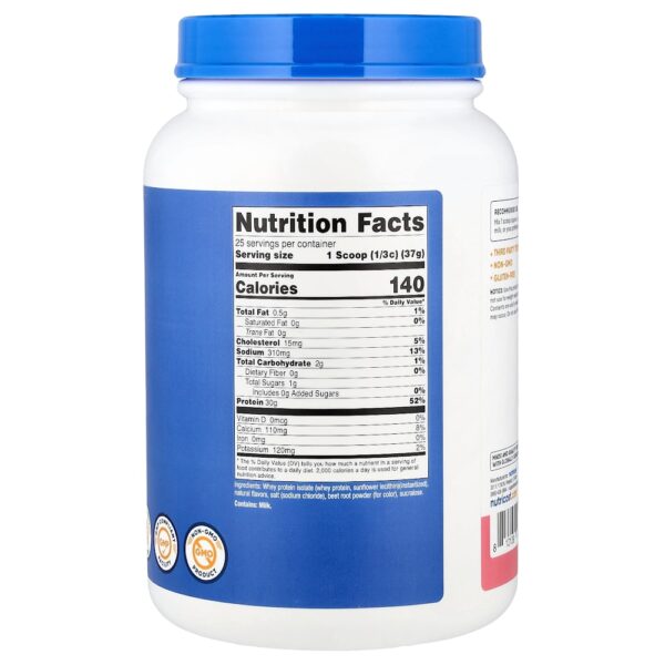 Nutricost - Whey Protein Isolado Milkshake de Morango 907 g