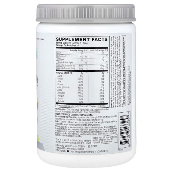 XTEND - EAA Limão-siciliano e Limão-Taiti 336 g