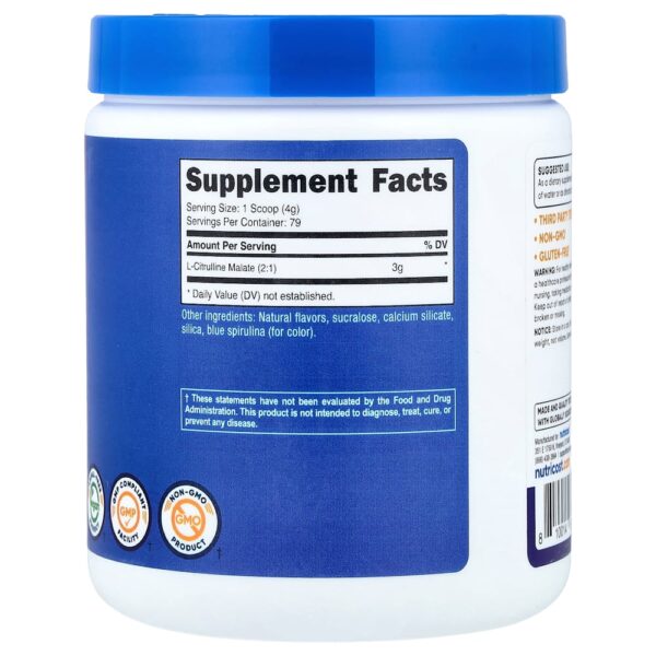 Nutricost - Malato de L-Citrulina 2:1 Framboesa Azul 300 g