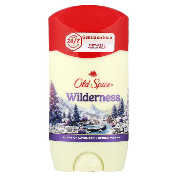 Old Spice - Antitranspirante e Desodorante Wilderness com Lavanda + Água de Nascente 73 g