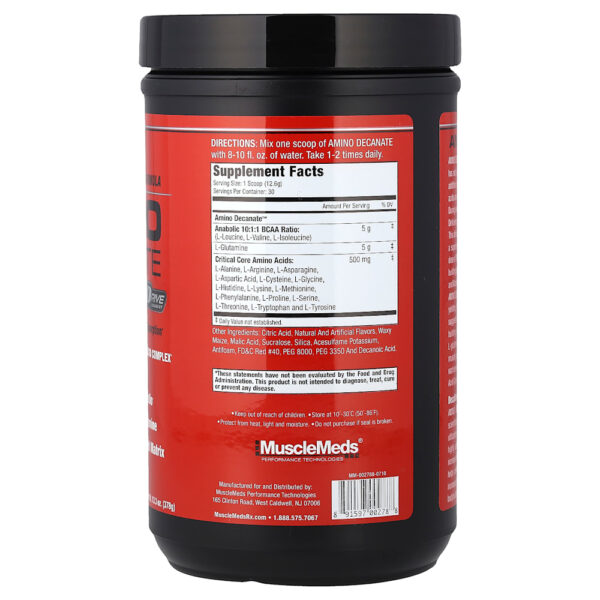 MuscleMeds - AMINO DECANATE Melancia 378 g