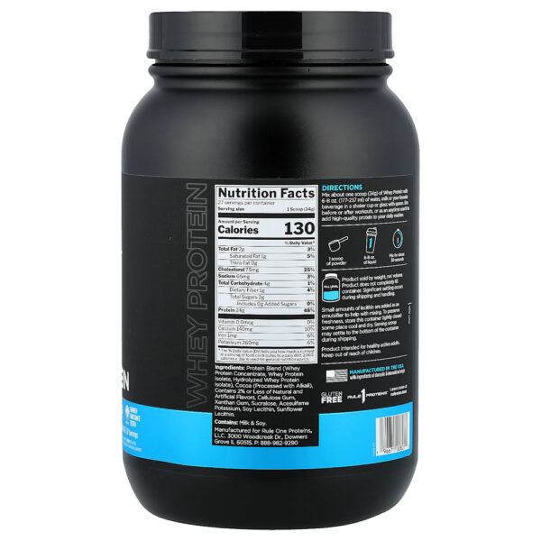 Rule One Proteins - Whey Protein Café Mocha 918 g