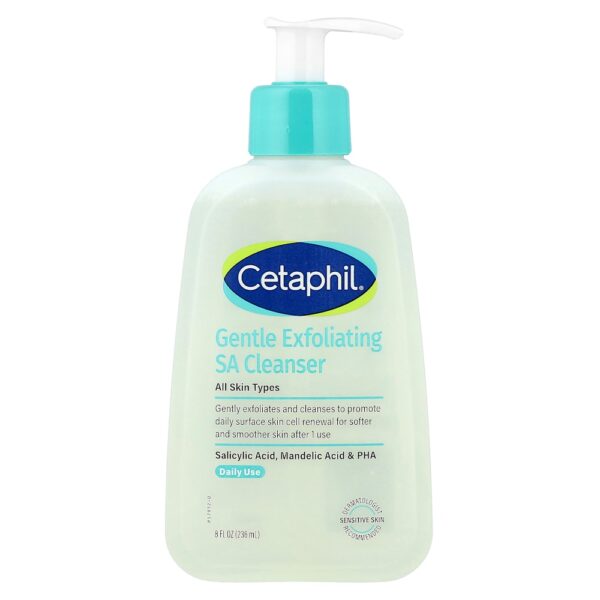 Cetaphil - Solução de Limpeza Esfoliante Suave Sem Perfume 235 ml