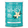 Designer Wellness - Designer Whey 100% Whey Protein Natural em Pó Baunilha Francesa 340 g