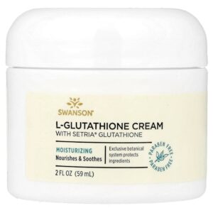 Swanson Vitamins - Creme de L-Glutationa com Setria Glutathione 60 ml