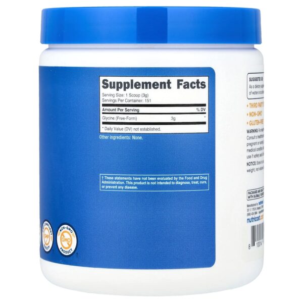 Nutricost - Glicina Sem Sabor 454 g