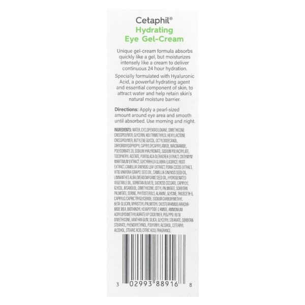Cetaphil - Creme em Gel Hidratante para a Área dos Olhos Pele Sensível 15 ml