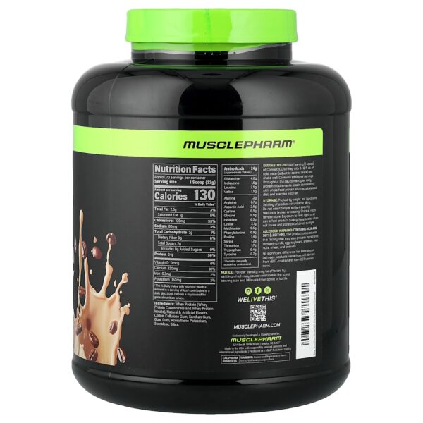 32-1.jpg MusclePharm - Combat 100% Whey Cappuccino Suave 2,24 kg