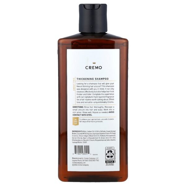 Cremo - Shampoo Espessante Junípero e Eucalipto 475 ml