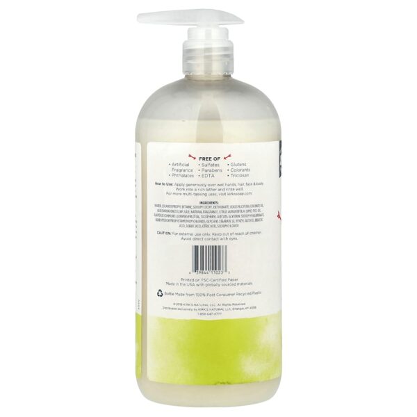 Kirk's - Purificador Nutritivo 3 em 1 Cabeça aos Pés Junípero e Limão 946 ml