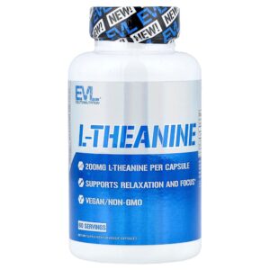 EVLution Nutrition - L-Teanina 200 mg 60 Cápsulas Vegetais