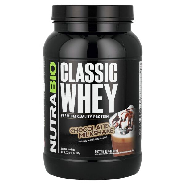 Nutrabio Labs - Classic Whey Milkshake de Chocolate 907 g
