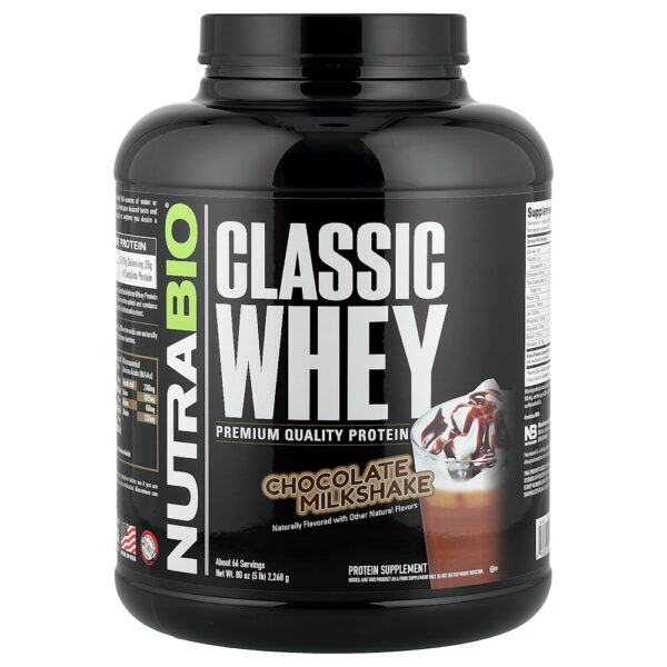 Nutrabio Labs - Proteína Whey Clássica Milkshake de Chocolate 2268 g
