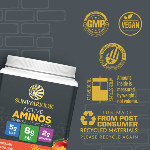 Sunwarrior - Active Aminos Manga 570 g