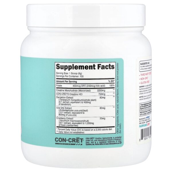 Nutricost - Mulheres Creatina Limonada com Morango 570 g