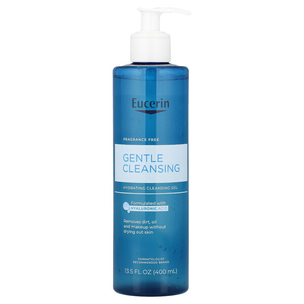 Eucerin - Limpeza Suave Gel de Limpeza Hidratante Sem Perfume 400 ml