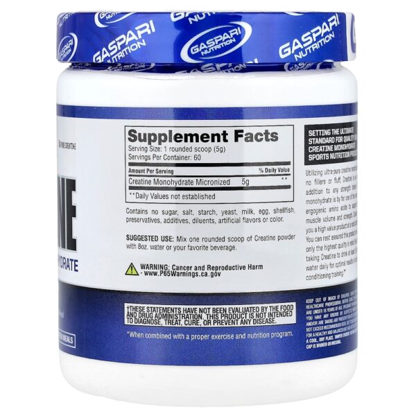 Gaspari Nutrition - Creatina Sem Sabor 300 g