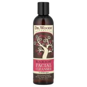 Dr. Woods - Sabonete de Limpeza Facial Preto Para Todos os Tipos de Pele 235 ml